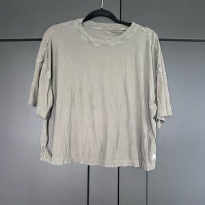 Vuori Green Ribbed Tee